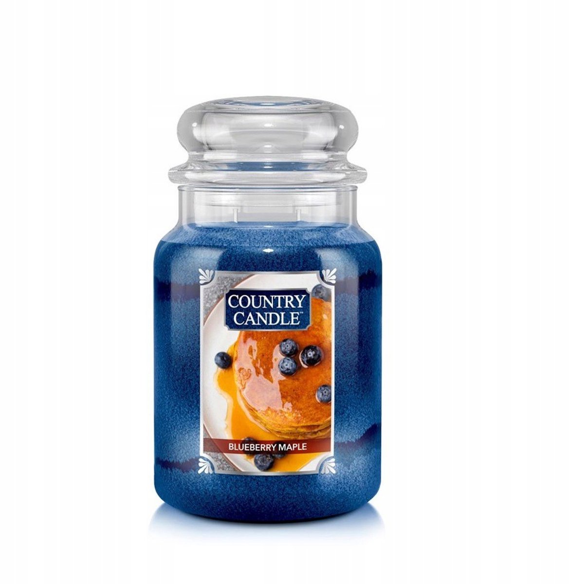 Country Candle Blueberry Maple Grote geurkaars - 2 lonten