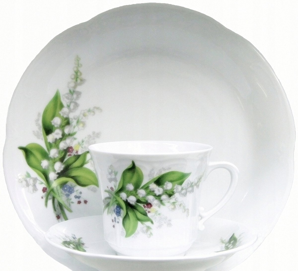 Malcer Camelia Bord 24 cm - Porselein