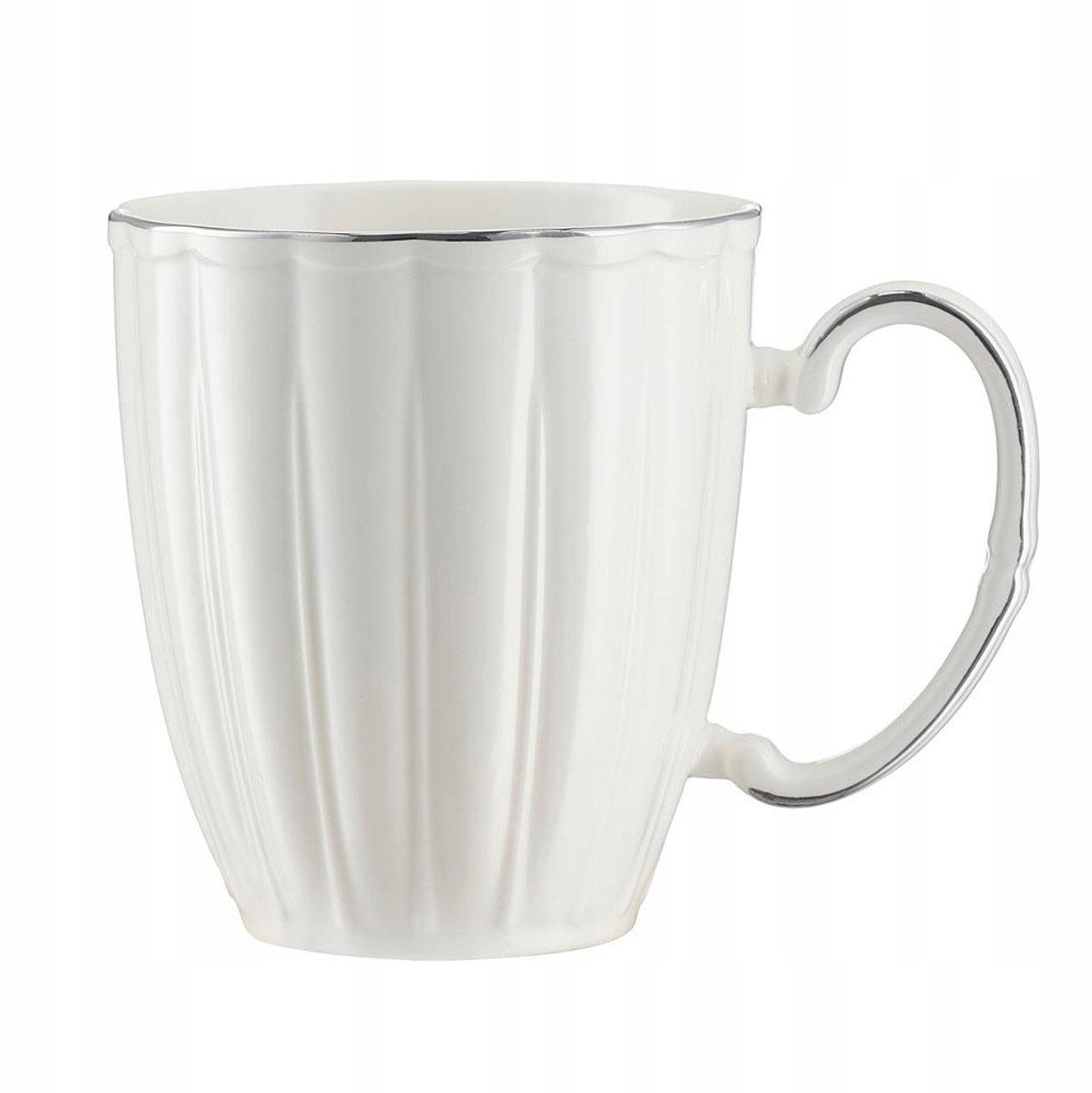Villa Italia Nestor Porseleinen Mok 300ml met Platina Rand