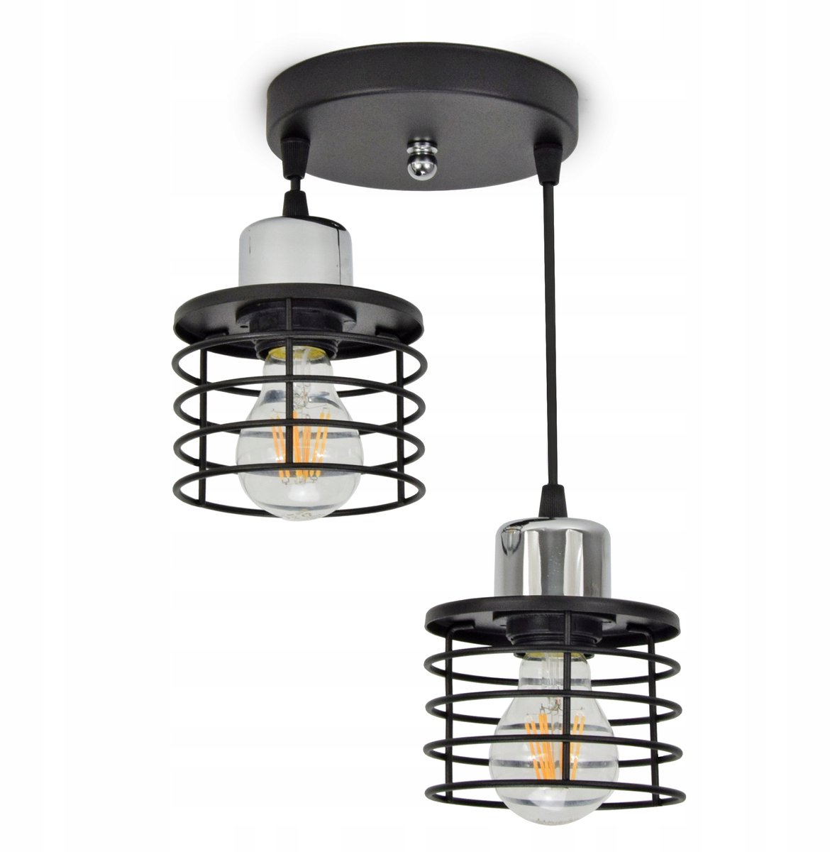 VIGO LED Plafondlamp Hanglamp Chroom E27 Modern