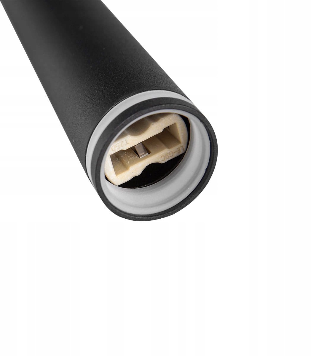 Piero Hanglamp Zwart 1xG9 Metalen Koker Max. 150cm