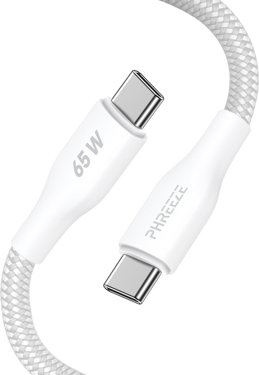 Usb C kabel - 1 meter - 65w oplaadsnoer- Kabel usb C naar usb c