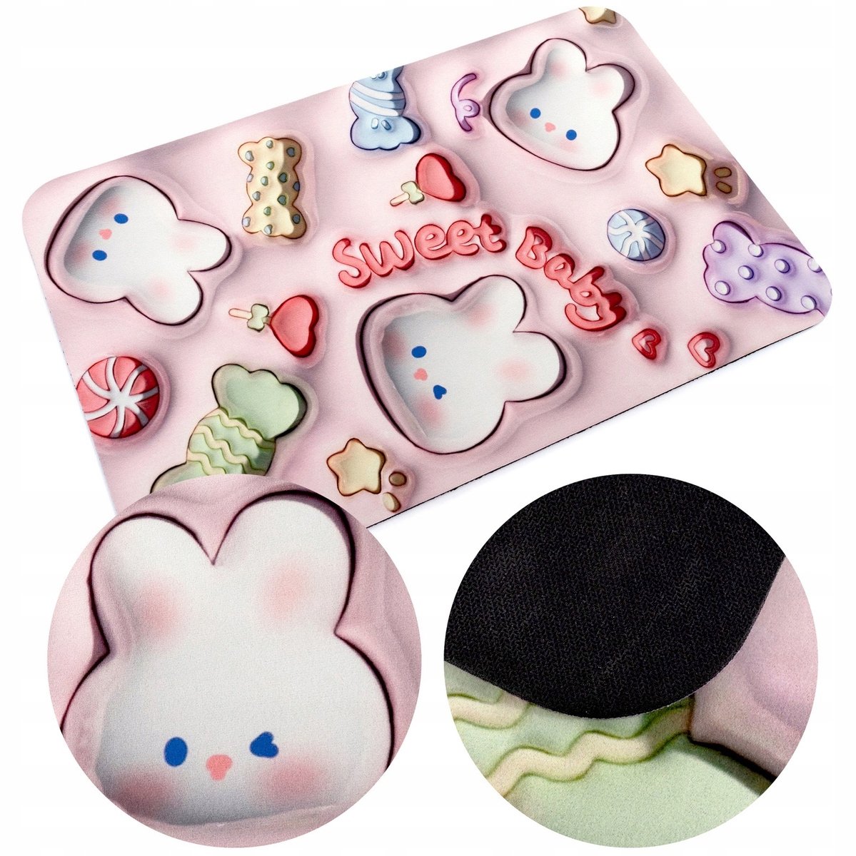 3D Antislip Badmat Absorberend Magic Rose - 57x37 cm