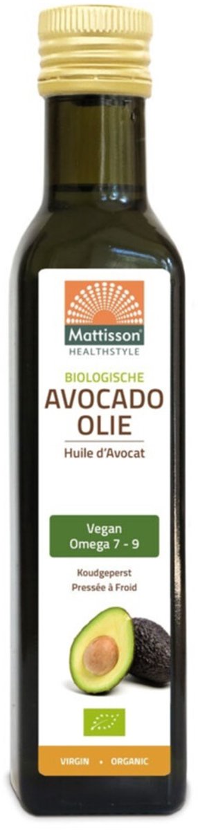 Mattisson Avocado Olie Bio - 3 x 250 ml - Voordeelverpakking