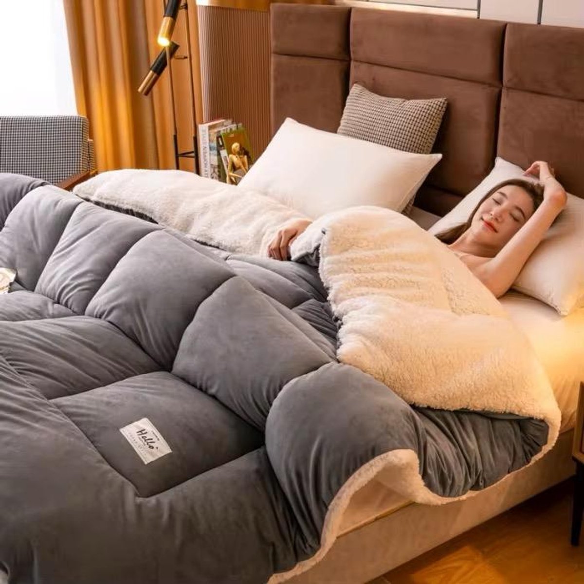 Super Dik Warm Winterdekbed - Gezellige Verzwaarde Deken Voor Ultiem Comfort