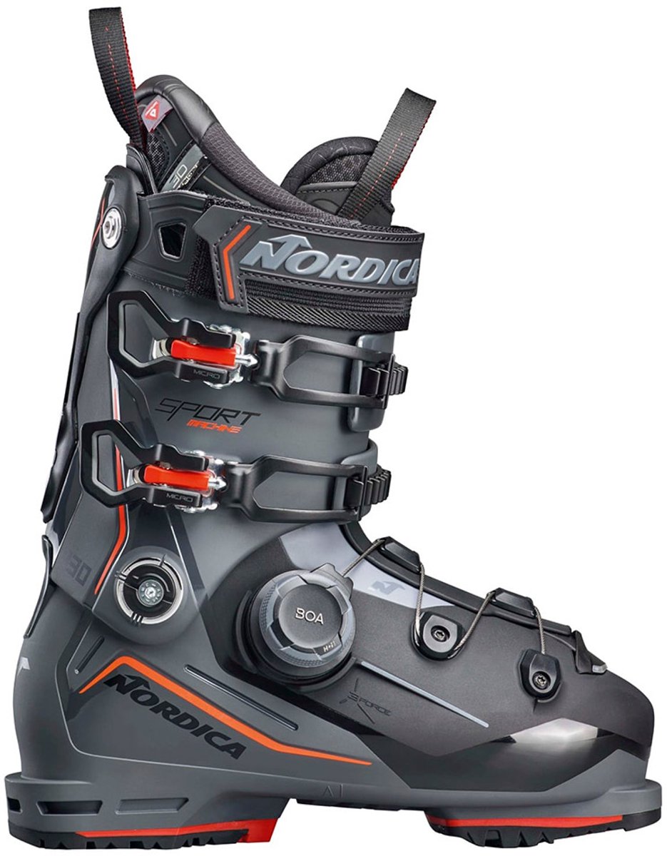 Nordica Sportmachine 3 130 Boa Gw Alpine Skischoenen 28.5 Man Vrouw Antraciet