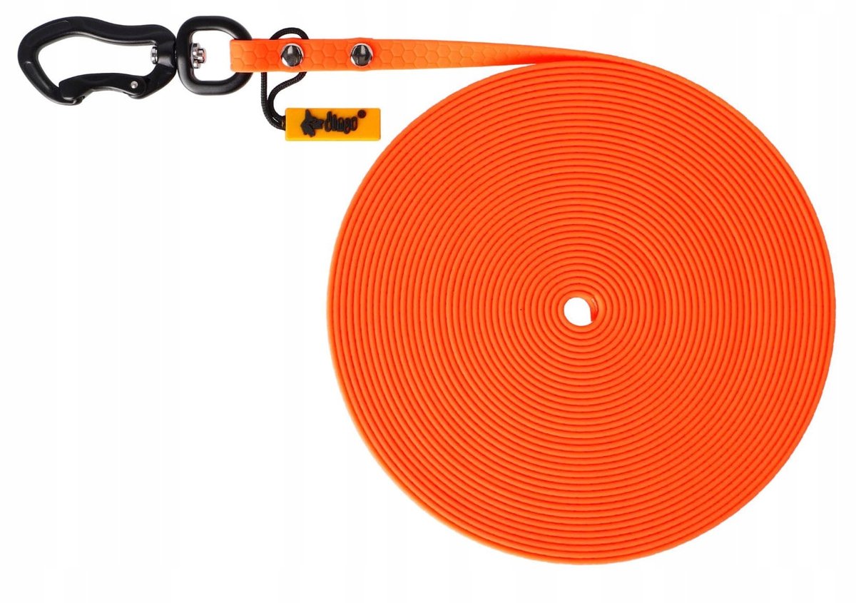 DINGO Flex Honey Trainingslijn 1cm x 10m - Oranje
