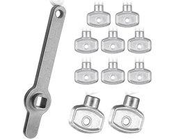 Lexium Ontluchtingssleutel - Ontluchtingssleutel voor radiator - Lucht - Verwarming - Luchtverwijderaar - Ontluchtingsset - Installateurs Ontluchtingssleutel Voor Radiator - Radiator Ontluchten