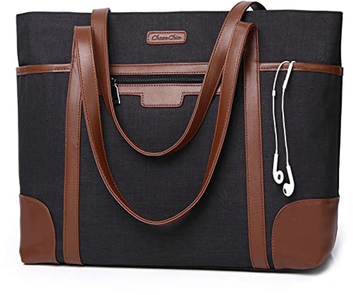 Vrouwen Laptoptas - Waterdichte Werk- en Schoudertas voor 15,6 inch Laptop