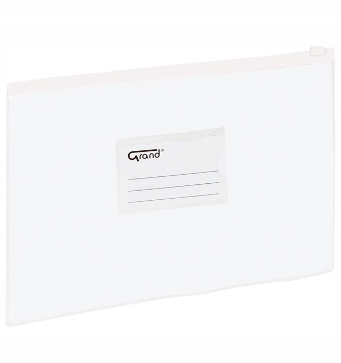 Grand A5 Map met Rits - Wit - Documenten Organizer