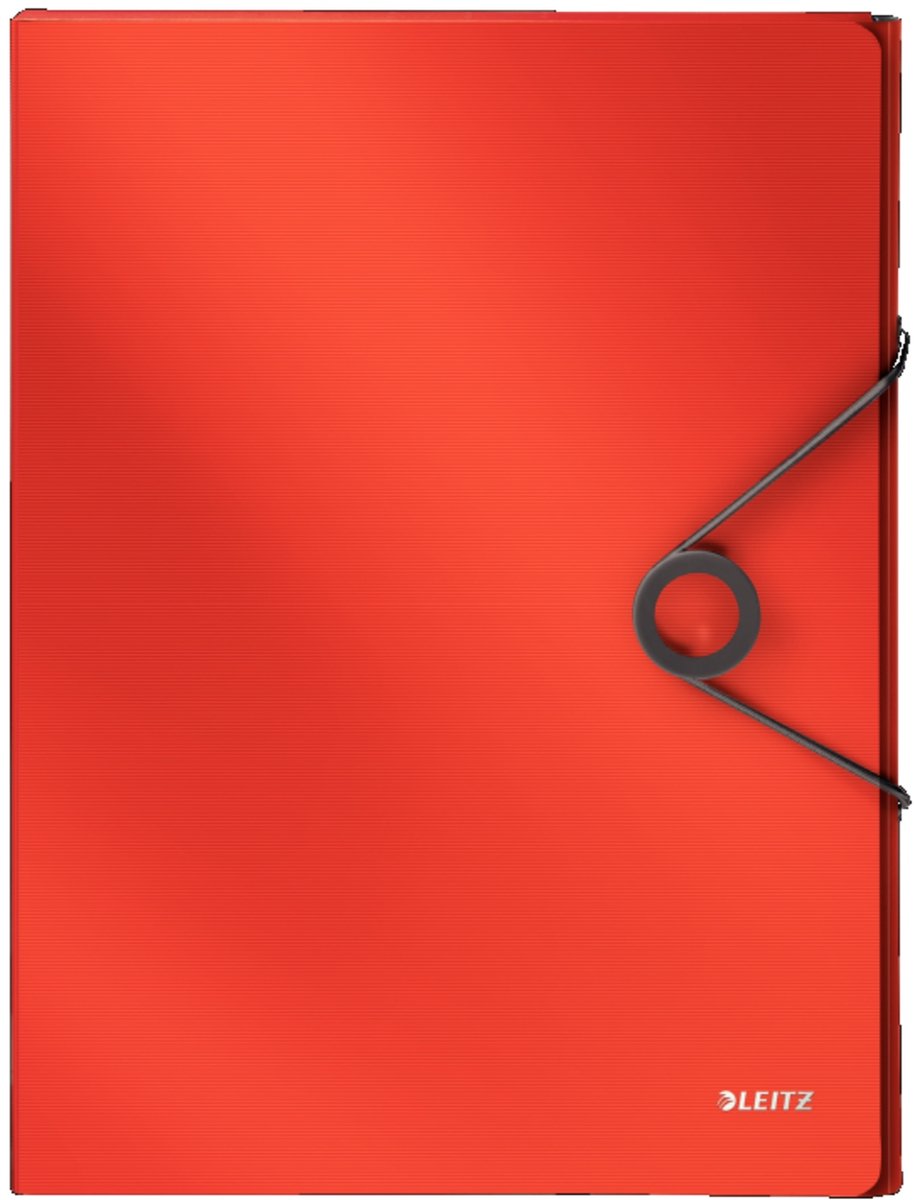 Leitz Solid Map met Elastiek A4 30mm - Rood