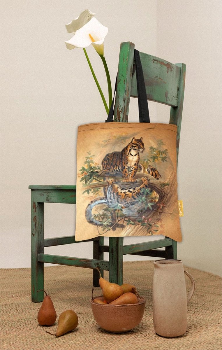 De Clouded Tiger Schoudertas - Joseph Wolf Design