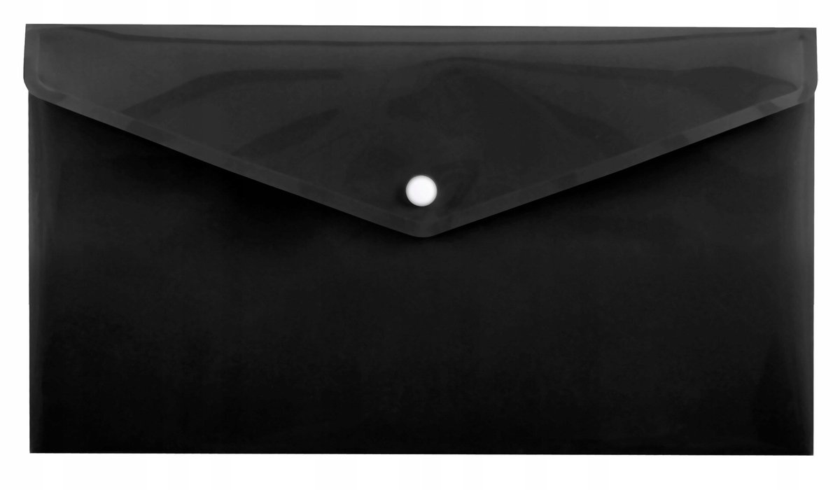 Tetis Zwarte DL PP-envelop met printer - 1 stuk