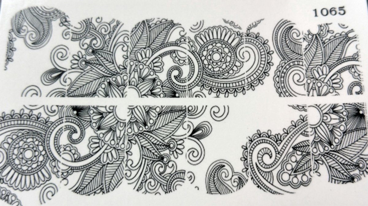 Korneliya Water Decal Nail Wrap WD 1065