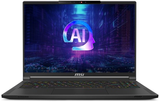 MSI Stealth A16 AI+ A3XWGG-005NL - Gaming Laptop - AMD Ryzen AI 9 HX370 - GeForce RTX 5070 8 GB - 16 inch - 240 Hz - MSI - Hoofdafbeelding