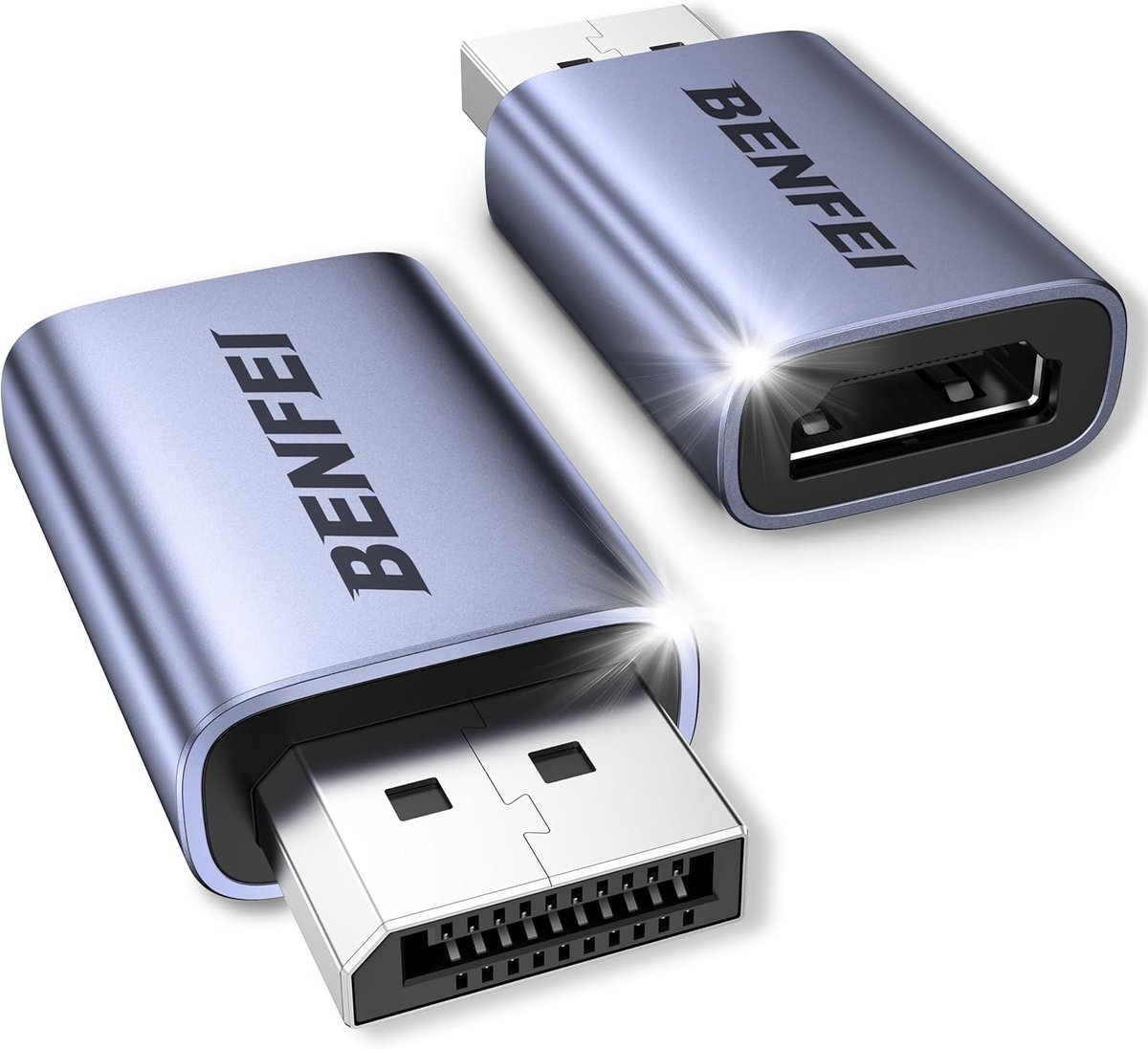 Benfei 2-Pack DisplayPort naar HDMI adapter - 4K DP 1.2 (PC) to HDMI 1.4 Scherm
