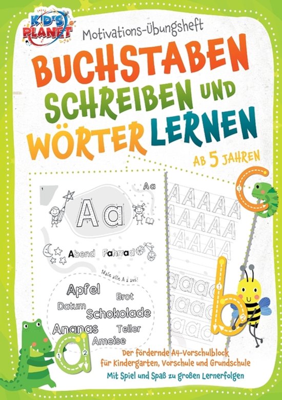 Motivations-Übungsheft - Buchstaben schreiben und Wörter l ... - cover