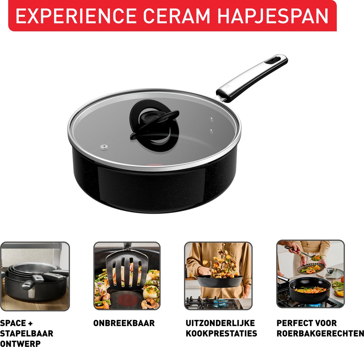 Tefal Tefal Experience Ceram Hapjespan - afbeelding 5