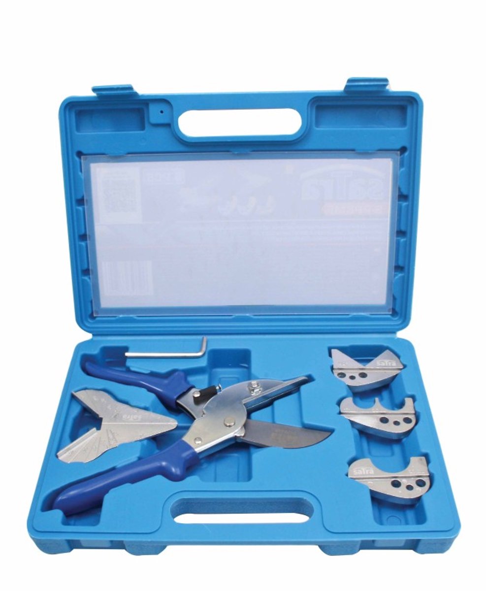 verstekschaar set 6 delig - plintenschaar - laminaatknipper - laminaatschaar - satra