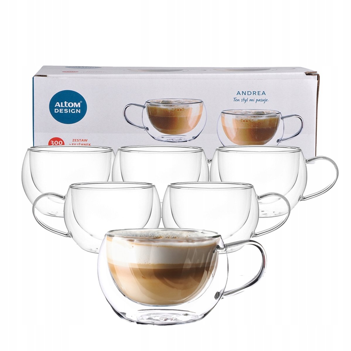 Altom Design Andrea Thermische Glazen 300ml - Set van 6