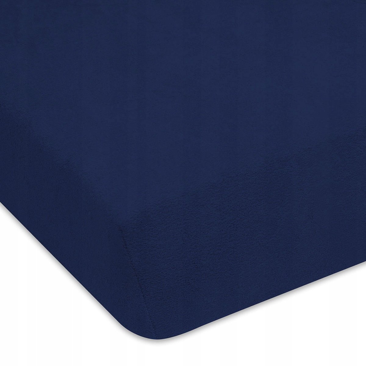 Hoeslaken Frotte Dik Navy Blauw 140x200 cm met Elastiek