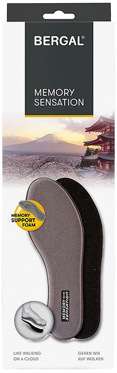 Bergal Memory Sensation | Inlegzolen | Memory support foam | Maat: 36 t/m 46