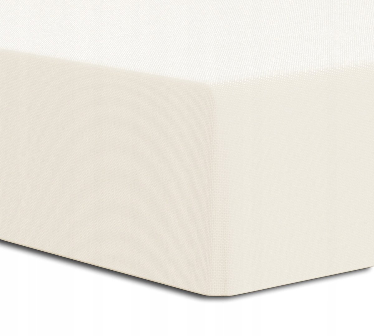 Hoeslaken Jersey 200x220cm licht crème, 25cm Hoogte