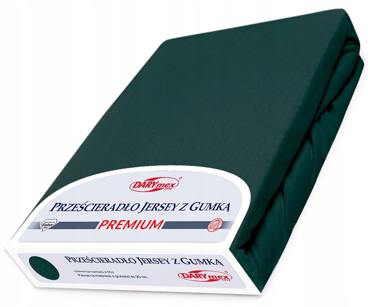Jersey Hoeslaken Premium 90x200cm Flesgroen 170g