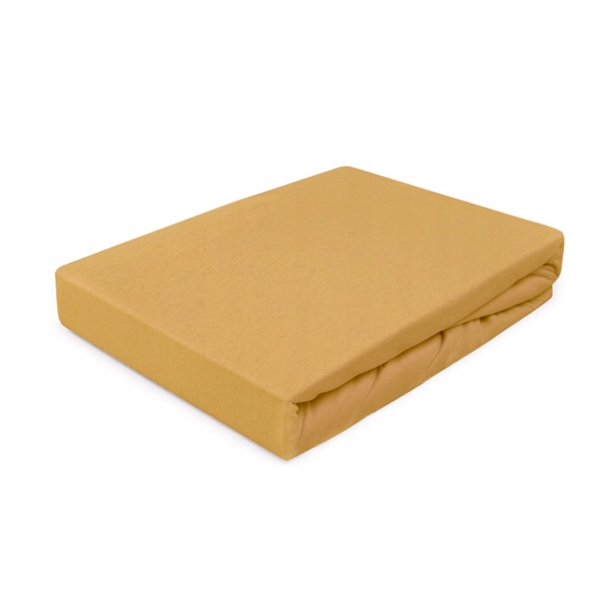 Jersey Hoeslaken 90x200 cm - Mosterdgeel