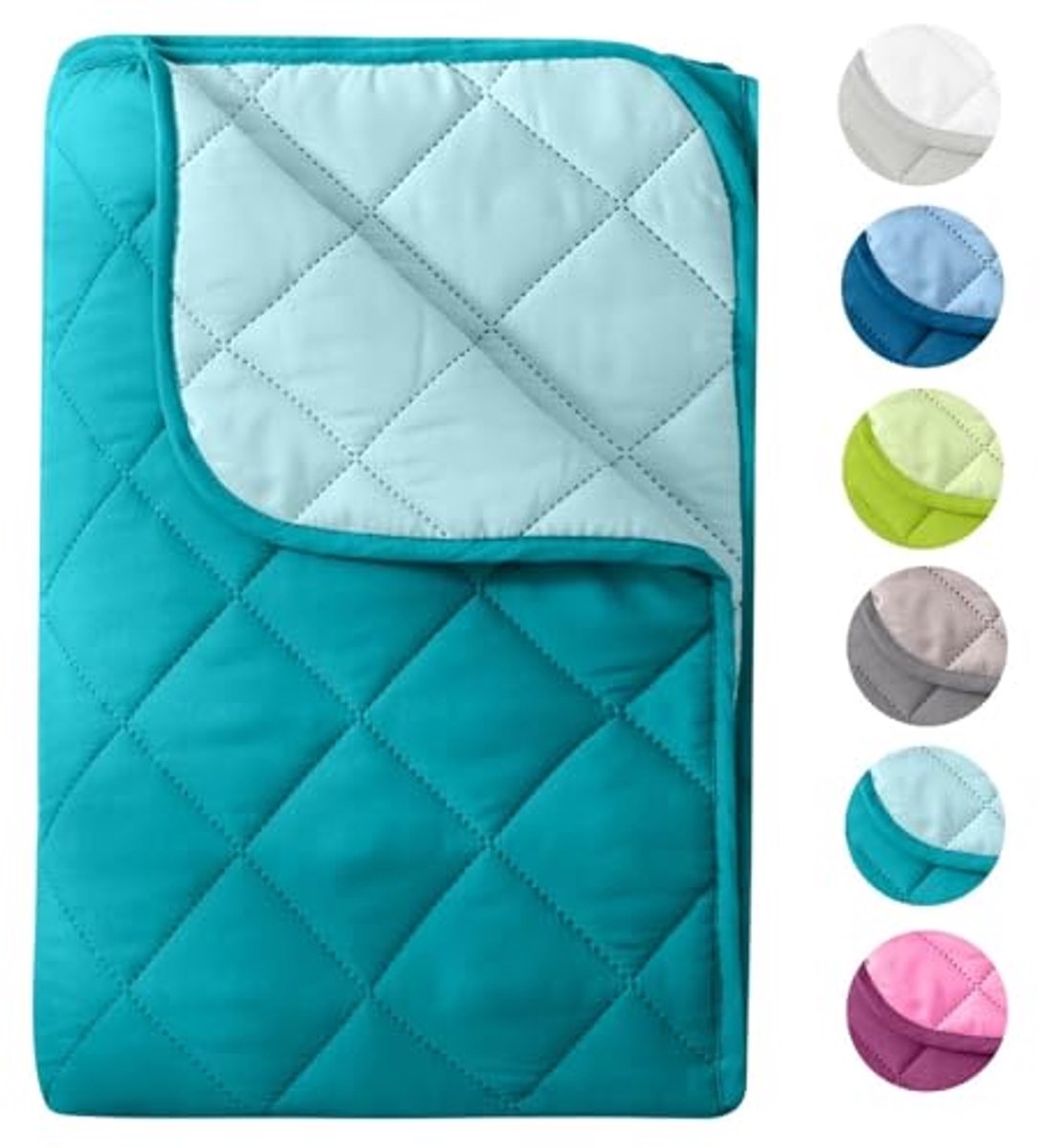 Omkeerbaar microvezel dekbed 135 x 200 cm - Zomerdekbed voor camping en warme dagen