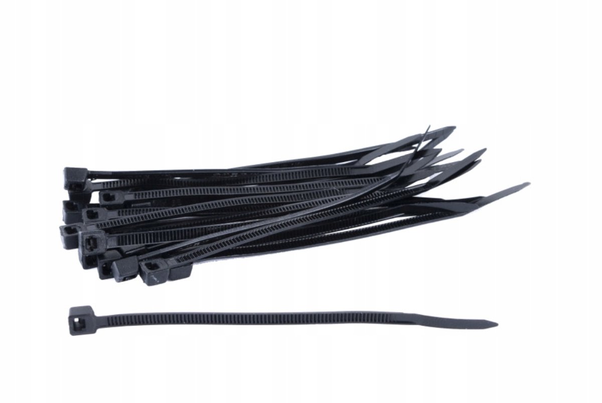 Zwarte Nylon Kabelbinders 7,9 x 430 mm - 100 Stuks