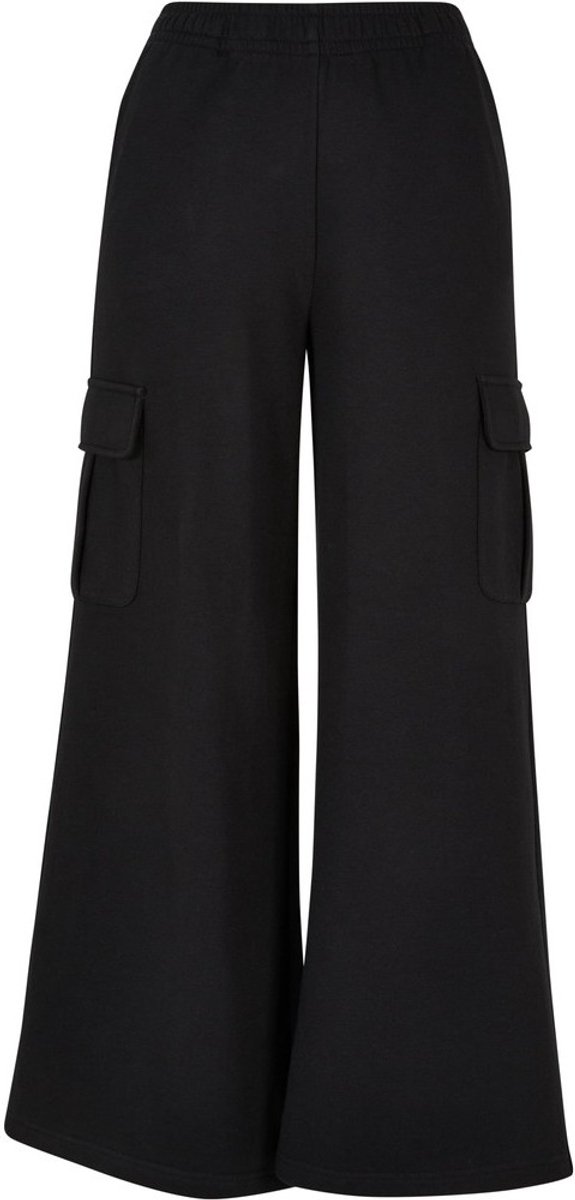 Urban Classics Highwaist Wide Leg Cargobroek S Zwart