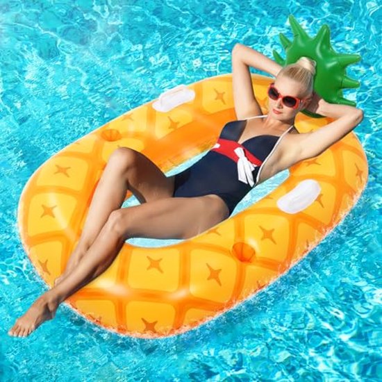 Sloosh opblaasbare zonnebankzwembadlounger voor volwassenen, 178 cm x 116 cm Groot zonnebankbadzwembadzwevend opblaasbaar zwembadvlotten zonnebed opblaasbare zwembadvlotten, L-paars
