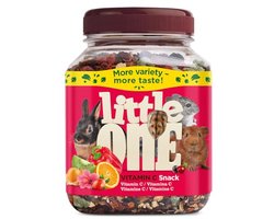 Gezonde Snack voor Dwerghamsters en Knaagdieren met hoge Vitamine C | 160g | Mix van Bessen, Fruit en Groenten