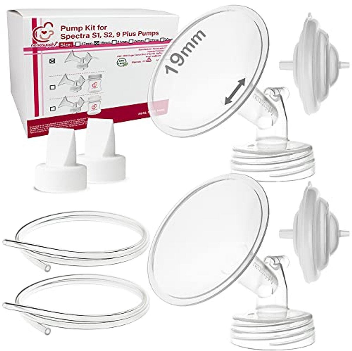 Compatibele Borstpomp Onderdelen voor Spectra S2 en S1 - Flens, Ventiel, en Tubes