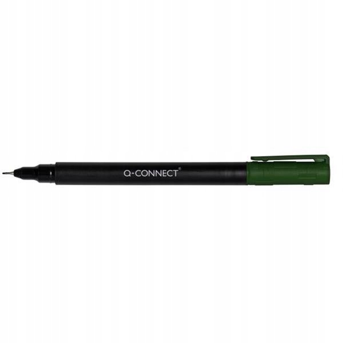 Q-Connect CD/DVD-marker, groen, 0,4 mm lengte, 10 stuks