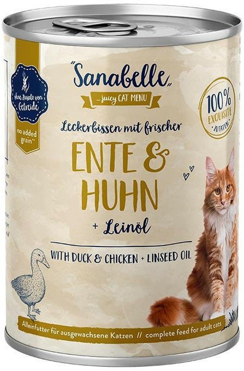 Sanabelle Sanabelle natvoer 6x400g - forel & rund