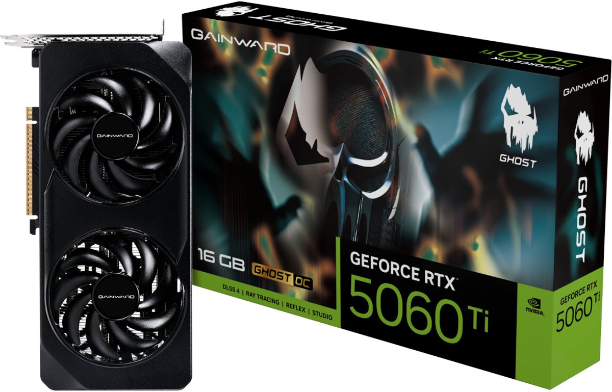 Gainward GeForce RTX 5060 Ti Ghost OC NVIDIA 16 GB GDDR7