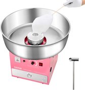 Machine à barbe à papa commerciale VEVOR 1000W rose pour fêtes
