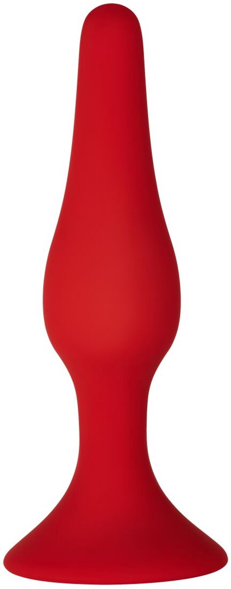 Forto F-11 Lungo Large Anaalplug - Rood - 15.3 cm
