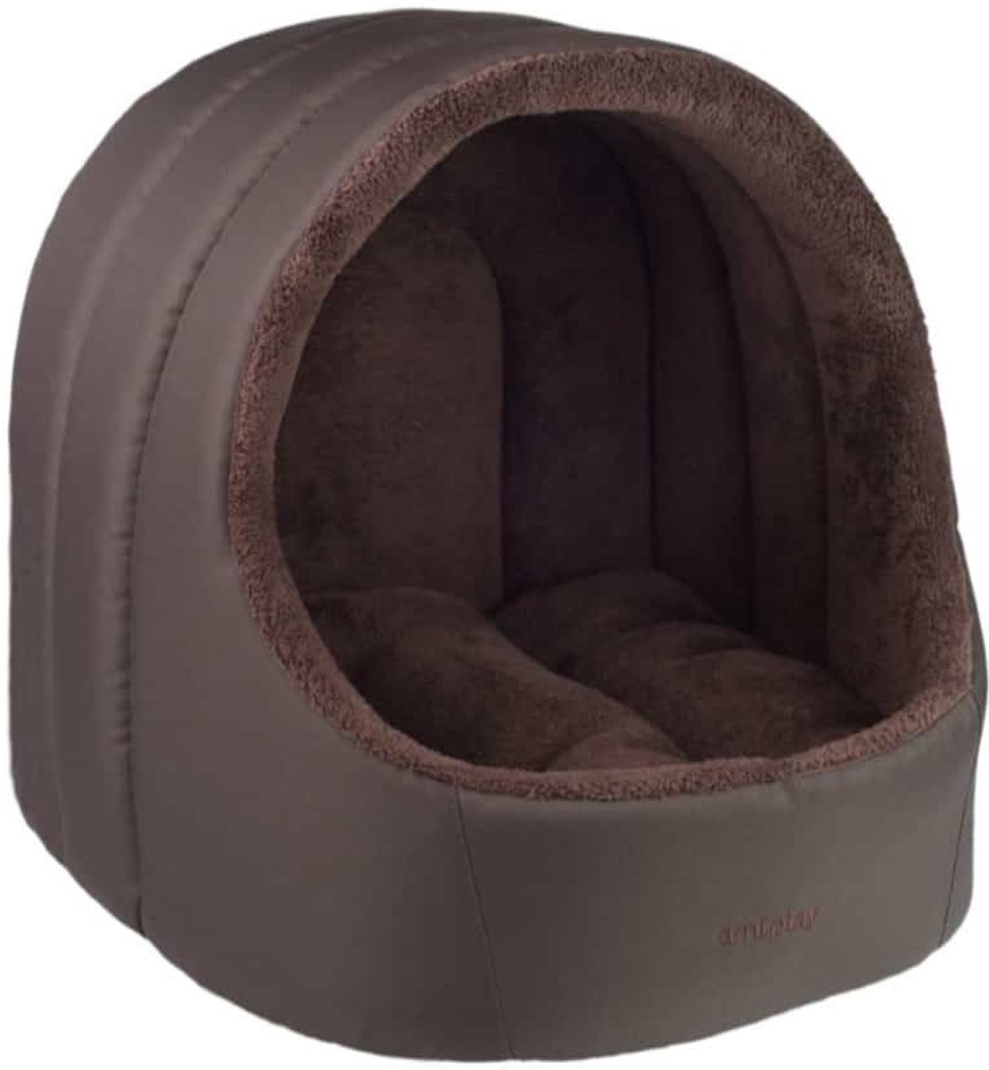 Amiplay Aspen Hondenmand Ovaal M Bruin - Comfortabel en Duurzaam