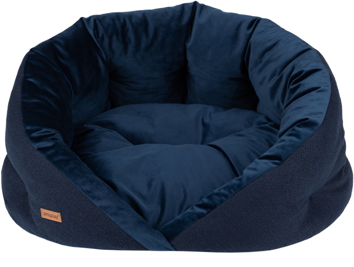 Amiplay Siena Kokon Hondenmand - Maat S - Navy Blauw