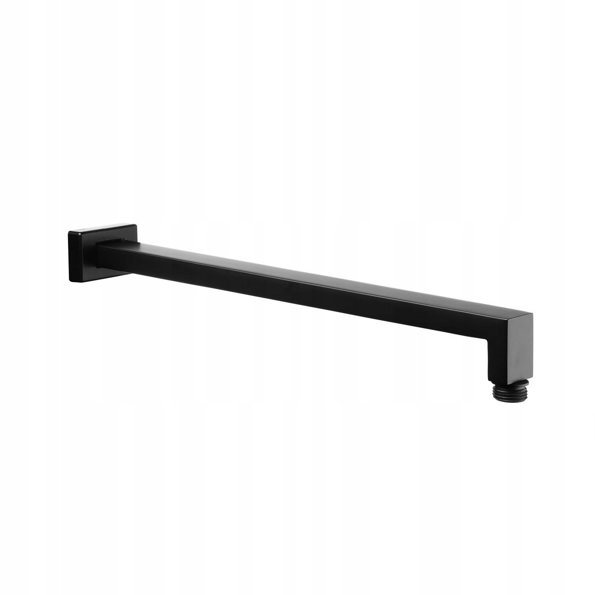 Oltens Lagan Douchearm Zwart Mat 40cm Messing Wandmontage