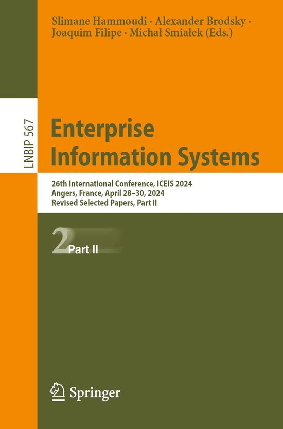 Springer Nature Proceedings Computer Science 2 - Enterprise  ... - cover