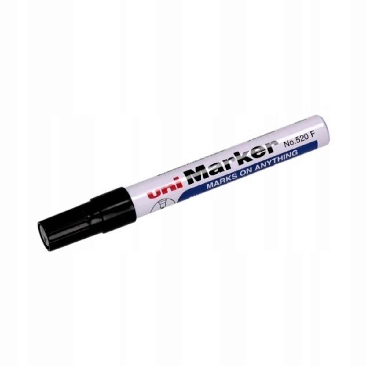 UNI Permanente Marker Zwart - Rond 1.0-3.0mm