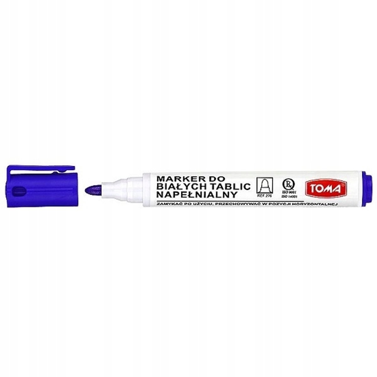 Toma Whiteboard Marker - Blauw, ronde punt 1,5 mm