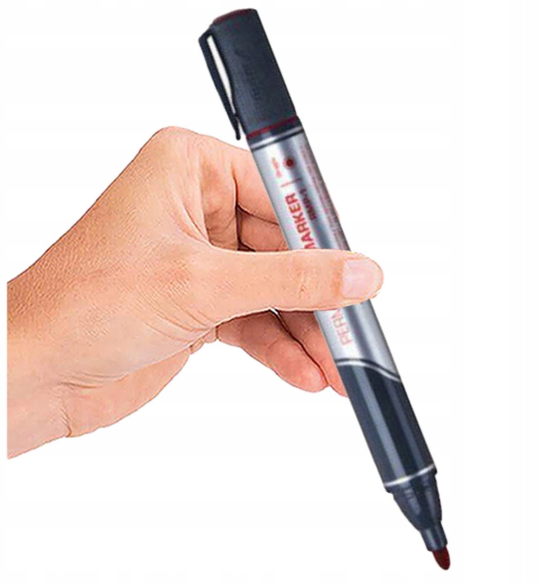 Rystor Permanent Marker Rood - Sneldrogend & Waterbestendig