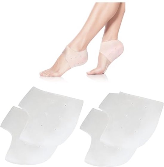Foto: Silicone heel guards for pain relief soft gel heel pads for plantar fasciitis and achilles tendon