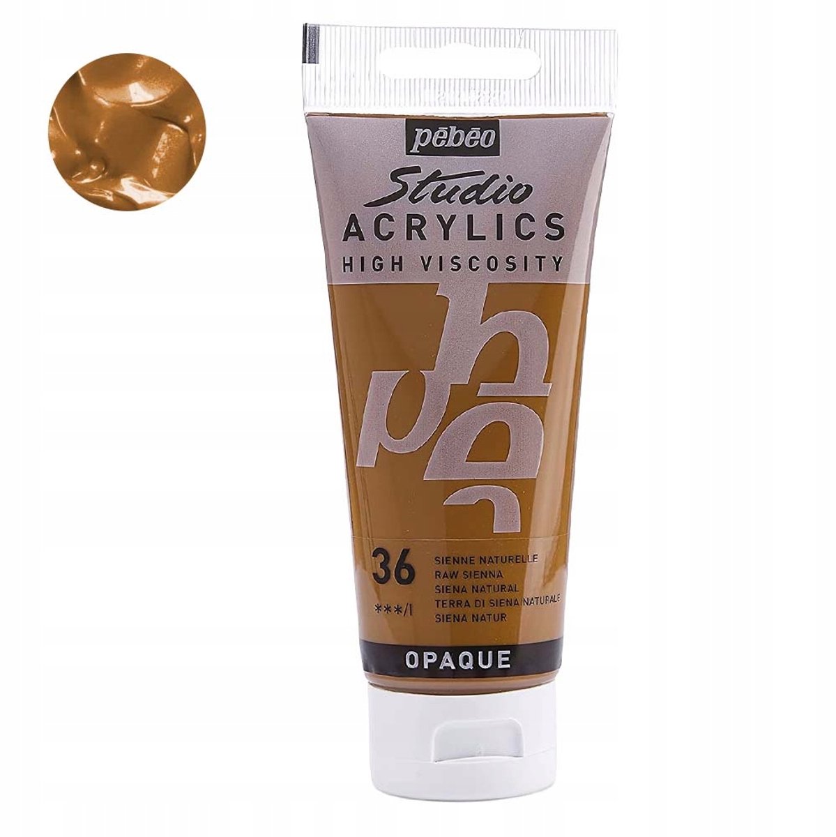 Pebeo Studio Acrylverf 100ml - 36 Ruwe Sienna
