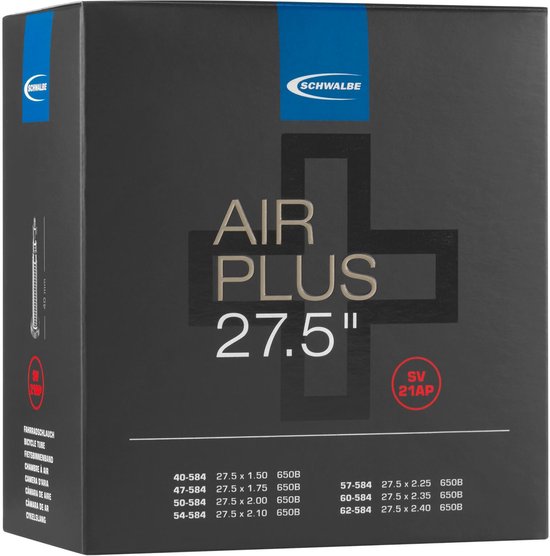 Binnenband Schwalbe SV21AP Air Plus 27.5 / 40/62-584 - 40mm ventiel van Merkloos — afbeelding 3